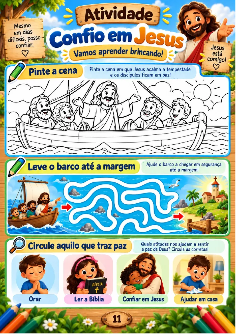 Atividade Confio em Jesus